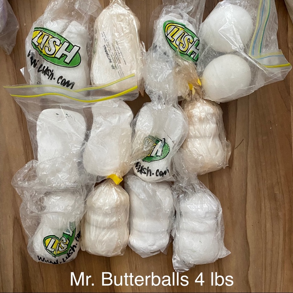 13 Lush Cosmetics bath bombs (Butterball)